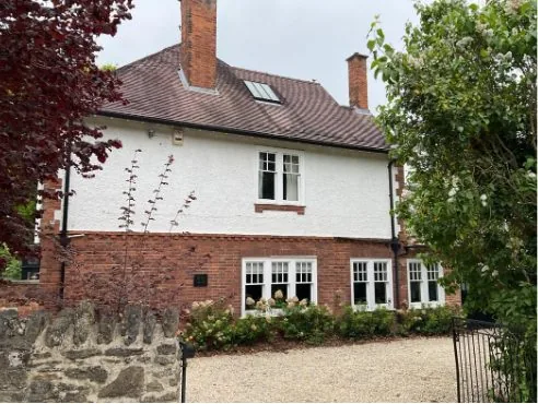 1920s solid-brick house in the Iffley conservation area, sized for a 49 litre-per-second whole-house ventilation system
